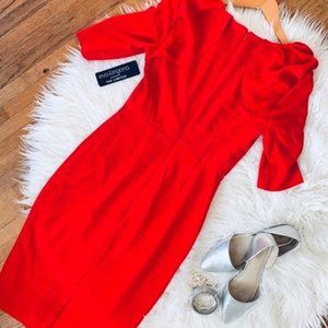 Eva Longoria Ruffled Dress